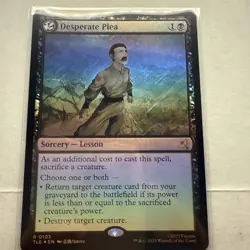Desperate Plea #103 FOIL NM Avatar: The Last Airbender Eternal TLE Magic MTG - Image 1