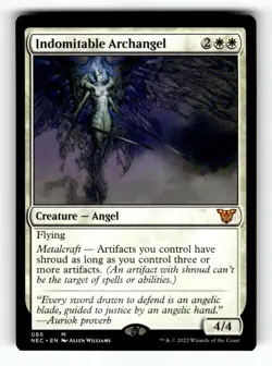 Indomitable Archangel Commander: Kamigawa: Neon Dynasty 85 Near Mint - Image 1
