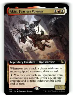 Akiri, Fearless Voyager (Extended Art) Zendikar Rising 365 Near Mint - Image 1