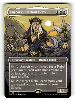 Lin Sivvi, Defiant Hero Secret Lair: 30th Anniversary Countdown Kit 2000 NM - Image 1