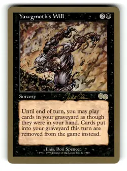 Yawgmoth's Will - 1999 Jakub Slemr (USG) World Championship Decks Near Mint - Image 1
