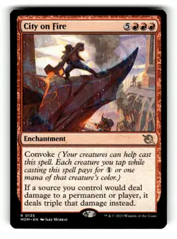 City on Fire March of the Machine 135 Near Mint - Image 1