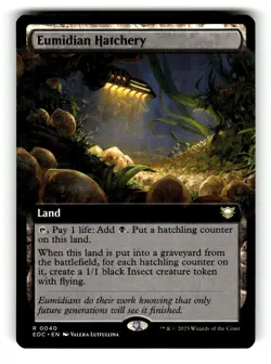 Eumidian Hatchery (Extended Art) Commander: Edge of Eternities 40 Near Mint 1 - Image 1