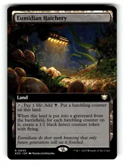 Eumidian Hatchery (Extended Art) Commander: Edge of Eternities 40 Near Mint - Image 1