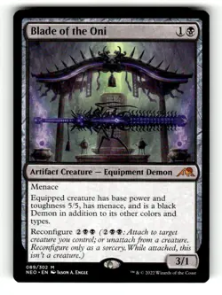 Blade of the Oni Kamigawa: Neon Dynasty 89 Near Mint - Image 1