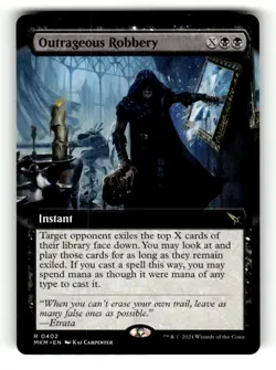 Outrageous Robbery (Extended Art) Murders at Karlov Manor 402 Near Mint - Image 1