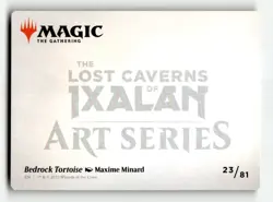 Bedrock Tortoise Art Card 23 (Gold-Stamped Signature) LCI - Image 2