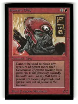 Ironclaw Orcs (IE) International Edition Near Mint - Image 1