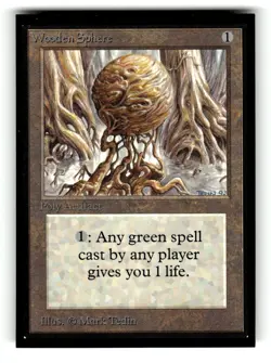 Wooden Sphere (IE) International Edition Near Mint - Image 1