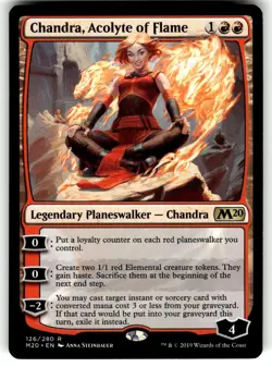 Chandra, Acolyte of Flame Core Set 2020 126 Near Mint - Image 1