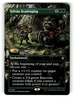 Sylvan Scavenging (Borderless) Foundations 342 NM FOIL - Image 1