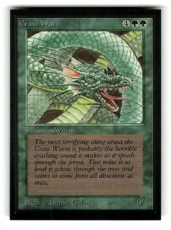 Craw Wurm (IE) International Edition Near Mint - Image 1