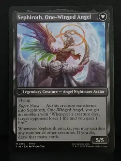 Magic The Gathering Final Fantasy Sephiroth, Fabled SOLDIER M 0115 Mint Non Foil - Image 3