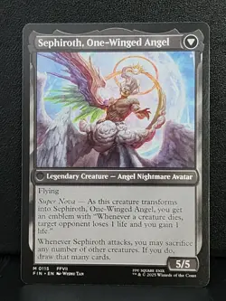 Magic The Gathering Final Fantasy Sephiroth, Fabled SOLDIER M 0115 Mint Non Foil - Image 4