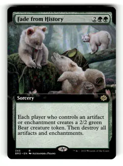 Fade from History (Extended Art) The Brothers' War 345 Near Mint - Image 1