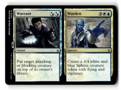 Warrant // Warden Ravnica Allegiance 230 NM FOIL - Image 1