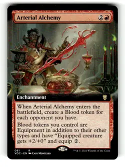 Arterial Alchemy (Extended Art) Commander: Innistrad: Crimson Vow 61 Near Mint - Image 1