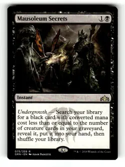 Mausoleum Secrets Guilds of Ravnica 75 Near Mint - Image 1