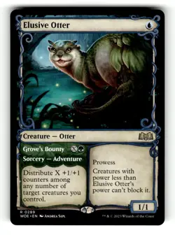 Elusive Otter (Showcase) Wilds of Eldraine 289 LP - Image 1