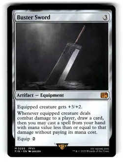 Buster Sword FINAL FANTASY 255 Near Mint - Image 1