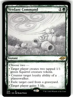 Verdant Command (Showcase) Modern Horizons 2 359 Near Mint - Image 1