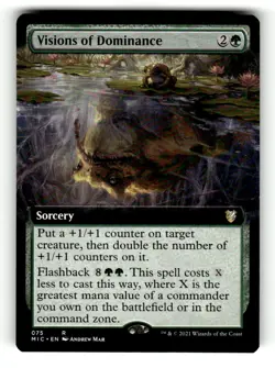 Visions of Dominance (Extended Art) Commander: Innistrad: Midnight Hunt 75 1 - Image 1