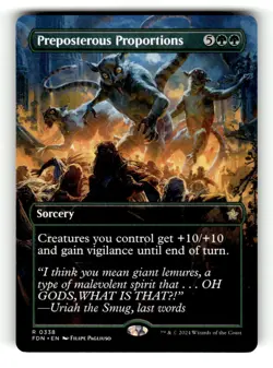 Preposterous Proportions (Borderless) Foundations 338 Near Mint - Image 1