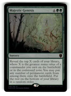 Majestic Genesis (Extended Art) Battle for Baldur's Gate 590 NM FOIL - Image 1