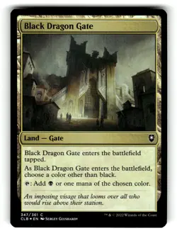 Black Dragon Gate Commander Legends: Battle for Baldur's Gate 347 NM FOIL 1 - Image 1
