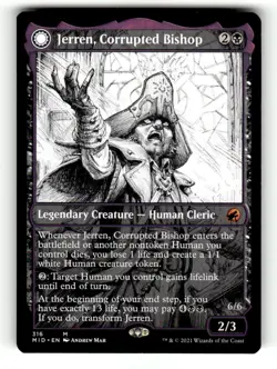 Jerren, Corrupted Bishop (Showcase) Innistrad: Midnight Hunt 316 Near Mint - Image 1