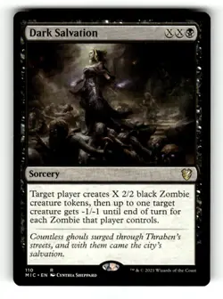 Dark Salvation Commander: Innistrad: Midnight Hunt 110 Near Mint - Image 1