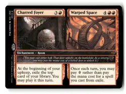 Charred Foyer // Warped Space Duskmourn: House of Horror 129 Near Mint - Image 1