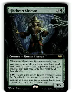 Hiveheart Shaman (Extended Art) Innistrad: Crimson Vow 390 NM FOIL - Image 1