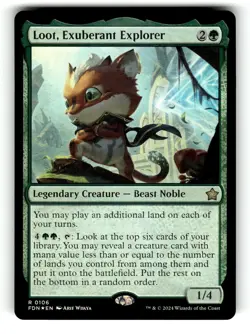 Loot, Exuberant Explorer Foundations 106 NM FOIL 1 - Image 1