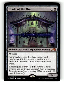 Blade of the Oni Kamigawa: Neon Dynasty 89 Near Mint 1 - Image 1