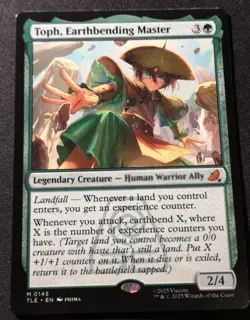 Toph, Earthbending Master - TLE - MTG - EN - NM - 0145 - Image 1