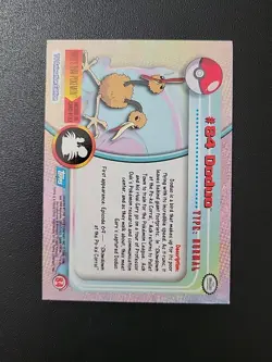 VLP! Doduo #84 Silverfoil TOPPS Series 2 Blue Logo Pokemon TCG - Image 2