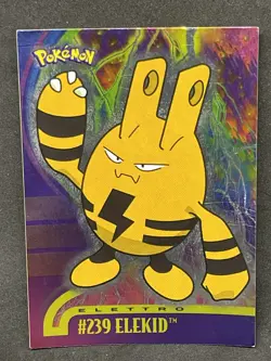 POKEMON TOPPS JOHTO SERIES ELEKID #239 HOLO LP ITA - Image 1