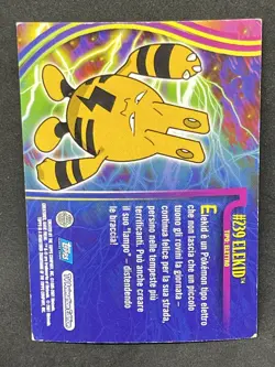 POKEMON TOPPS JOHTO SERIES ELEKID #239 HOLO LP ITA - Image 2