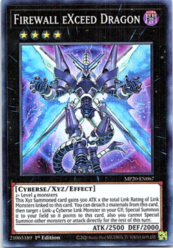 Firewall eXceed Dragon - MP20-EN067 - Super Rare - 1st Edition - Yugioh - Image 1