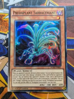 Predaplant Sarraceniant - FUEN-EN001 - Super Rare - 1st Edition - Yugioh - VLP - Image 1