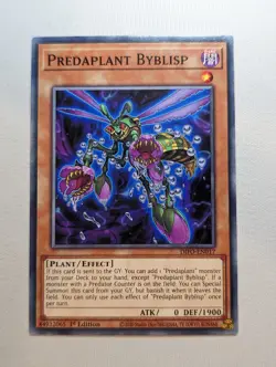 Yu-Gi-Oh! TCG Predaplant Byblisp Dimension Force DIFO-EN017 1st Edition Common - Image 1