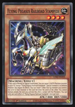 Flying Pegasus Railroad Stampede - LDS2-EN122 - Common - 1st Edition Yugioh - Image 1