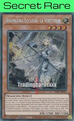Yu-Gi-Oh! Dogmatika Ecclesia, la Vertueuse : SE RA01-FR020 - Image 1