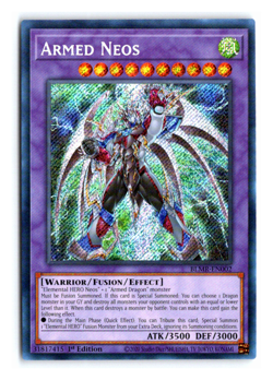 Armed Neos - BLMR-EN002 - Secret Rare 1st Edition Yugioh - Image 1
