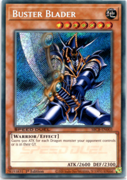 Buster Blader - SBCB-EN003 - Secret Rare - 1st Edition - Yugioh - Image 1