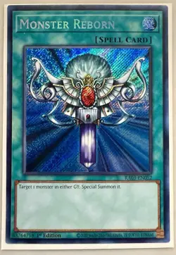 Monster Reborn - RA03-EN052 - Secret Rare - 1st Edition Yugioh - Image 1