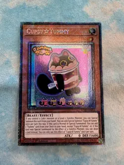 YUGIOH CUPSY YUMMY STARLIGHT RARE 1ST NEAR MINT JUSH-EN016 - Image 1