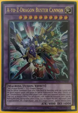 YuGiOh A-to-Z Dragon Buster Cannon Ultra Rare 1st Edition SDKS-EN040 NM - Image 1