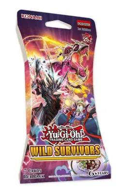 4 x Wild Survivors Sealed Blister Booster 9 Card Pack YuGiOh YU-GI-OH! TCG - Image 5